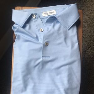 Peter Millar Micro-Stripe Golf Polo L